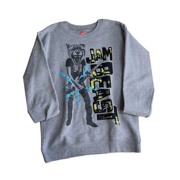 Boys Electric Guitar Beast Sweatshirt size Large - Picture 1 of 4